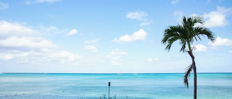 Beach nearby, white sand