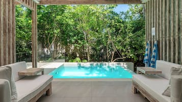 Vila luxo, varanda, vista para a piscina | Piscina