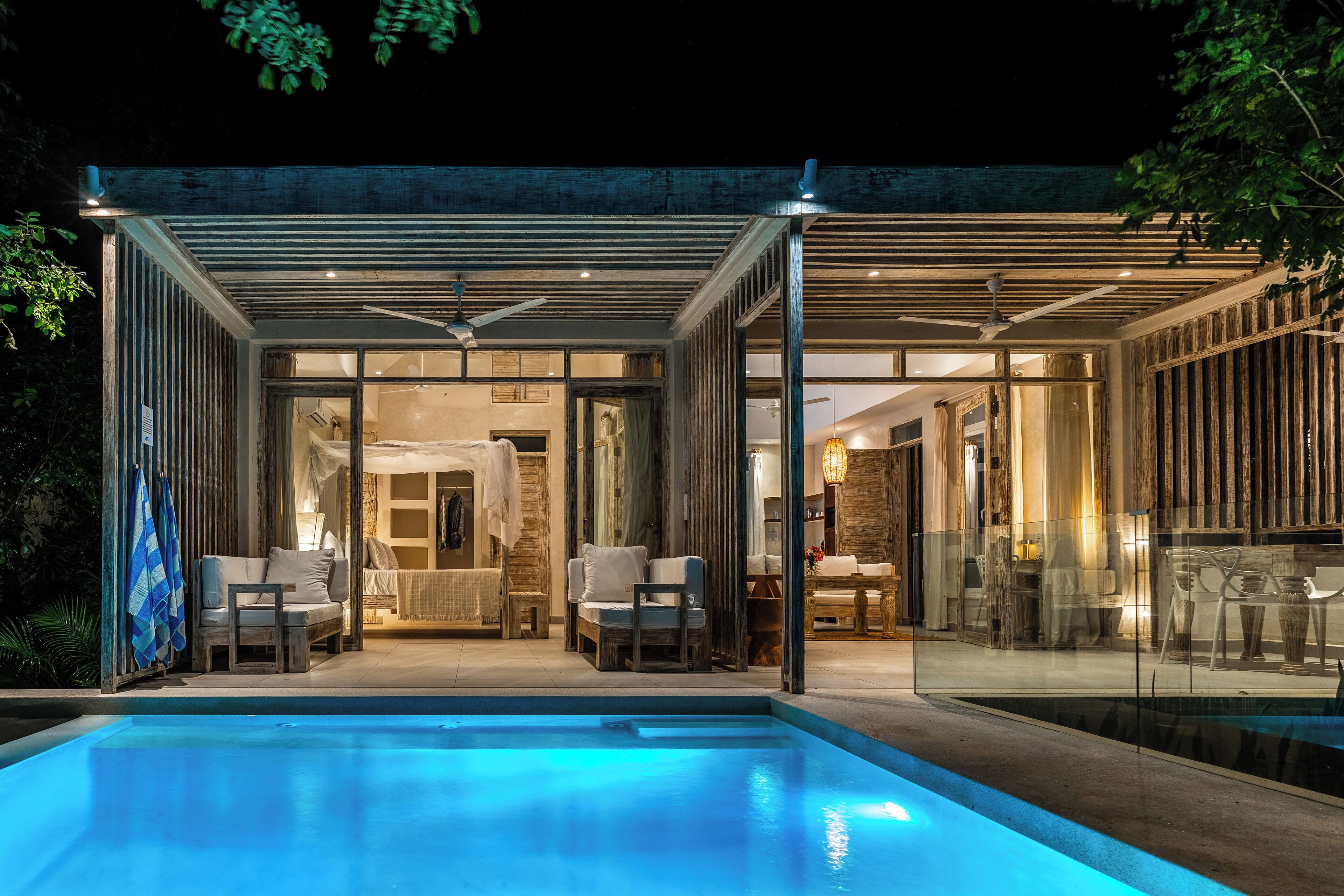 Villa Deluxe, patio, vistas a la piscina | Piscina