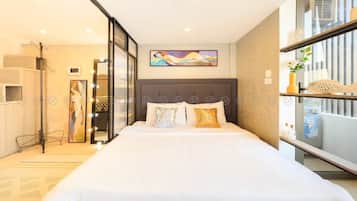 Leilighet – standard, 1 soverom, kjøkken, byutsikt