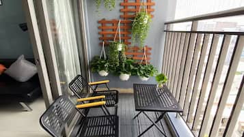 Leilighet – deluxe, 2 soverom, kjøkken, byutsikt | Byutsikt