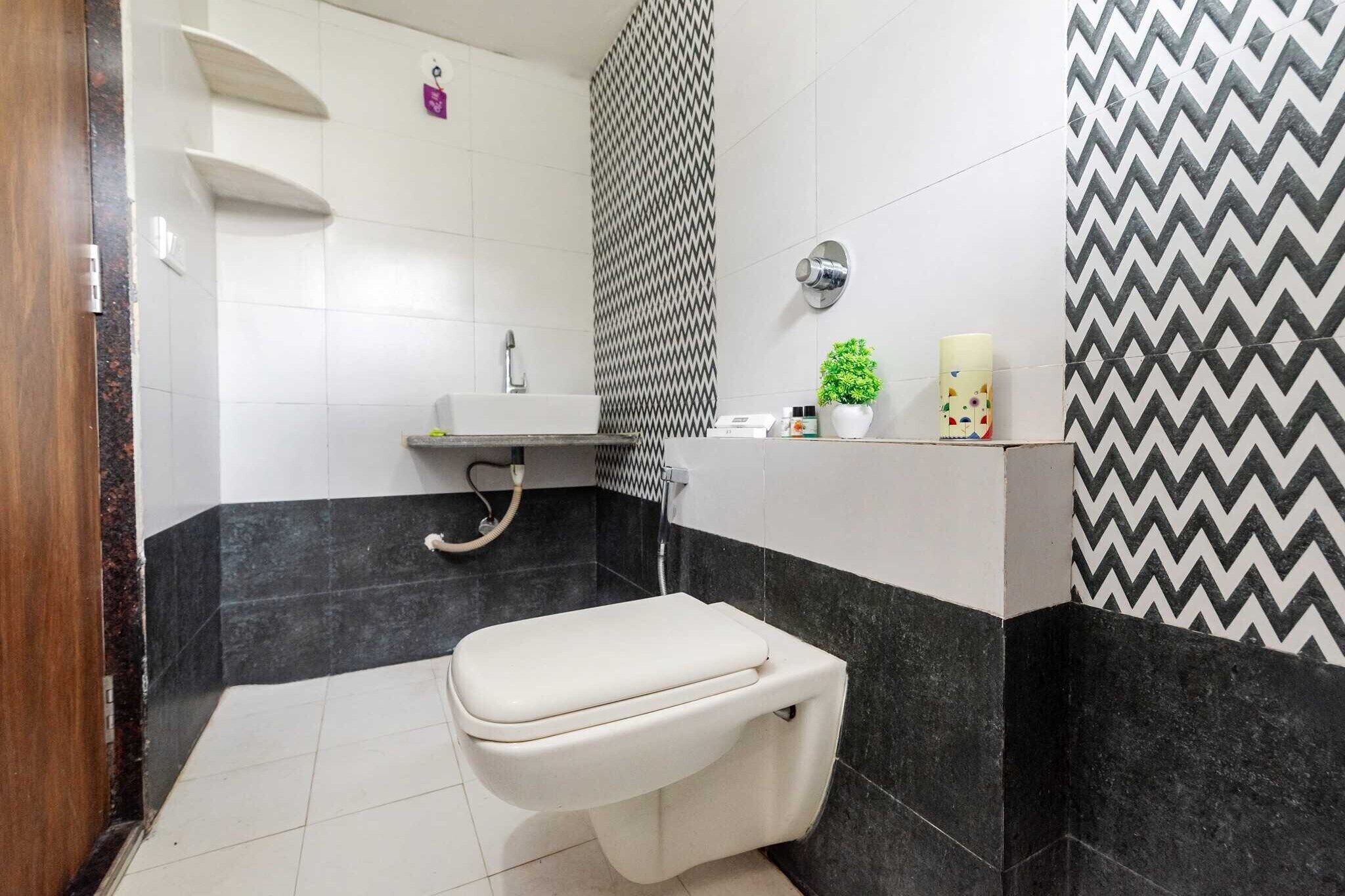 Douche, serviettes fournies