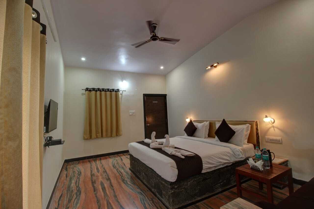 Habitació doble Deluxe, balcó, vistes a la muntanya