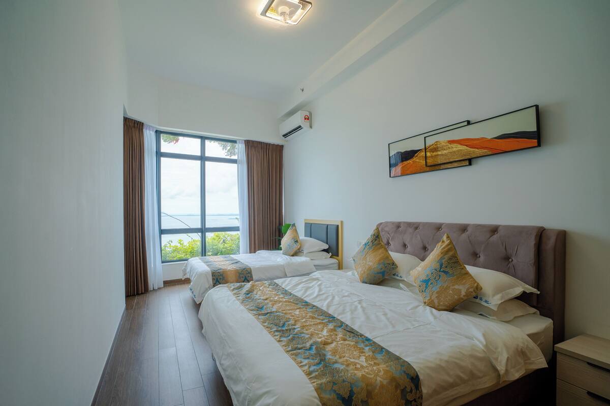 Studio Suite Mewah, balkon, pemandangan samudra