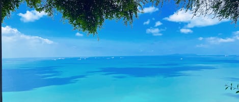 Luxury Triple Room, Balcony, Sea View | Balcony view