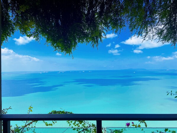 Luxury Triple Room, Balcony, Sea View | Balcony view