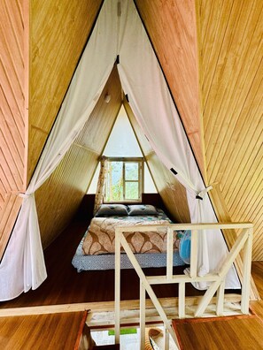 Kamar Superior, balkon, pemandangan halaman