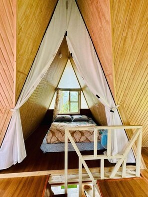 Kamar Superior, balkon, pemandangan halaman