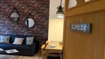 Comfort studio, uitzicht op de stad | Interieur