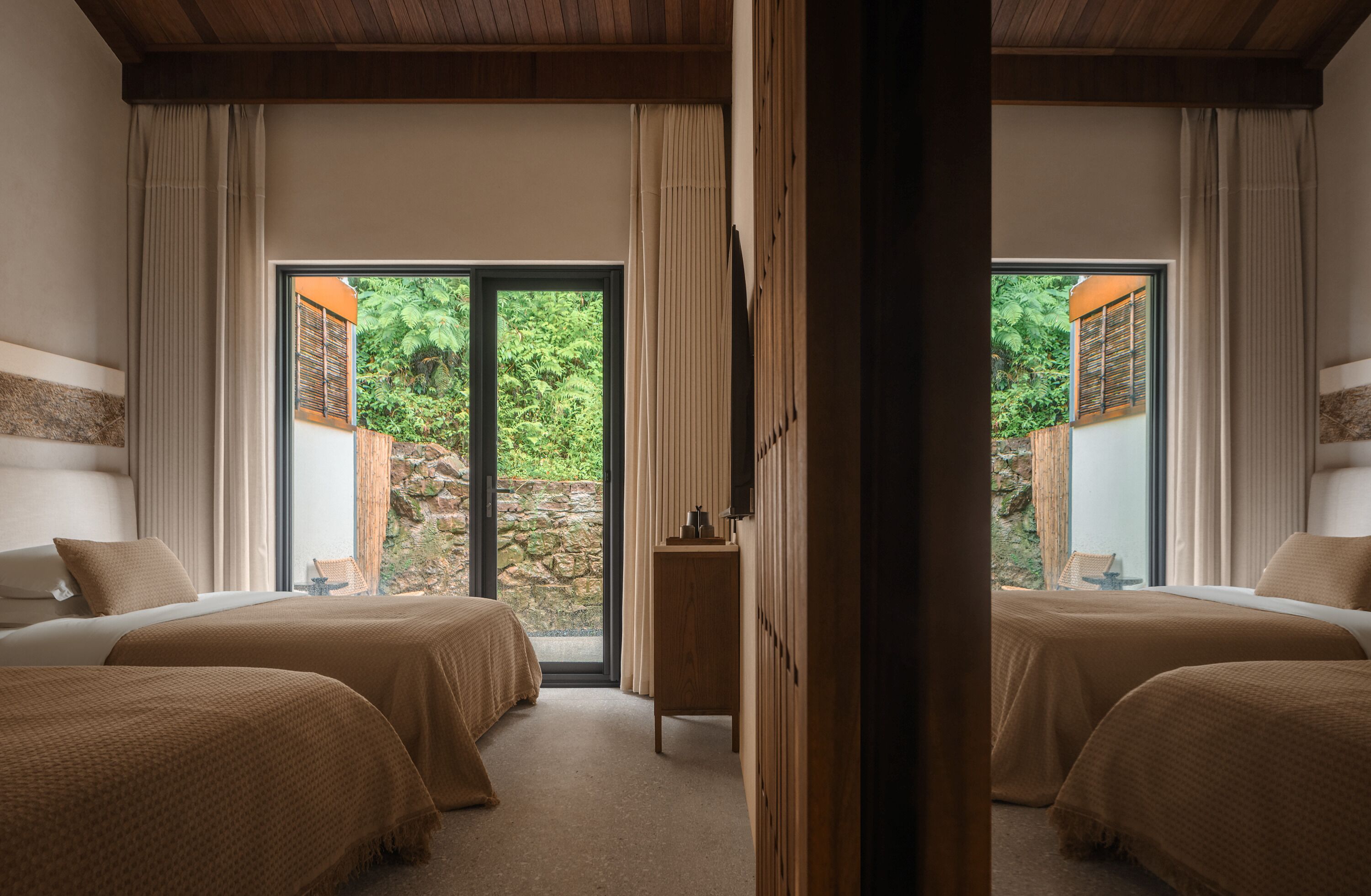 Quarto duplo clássico, varanda, vista para o jardim