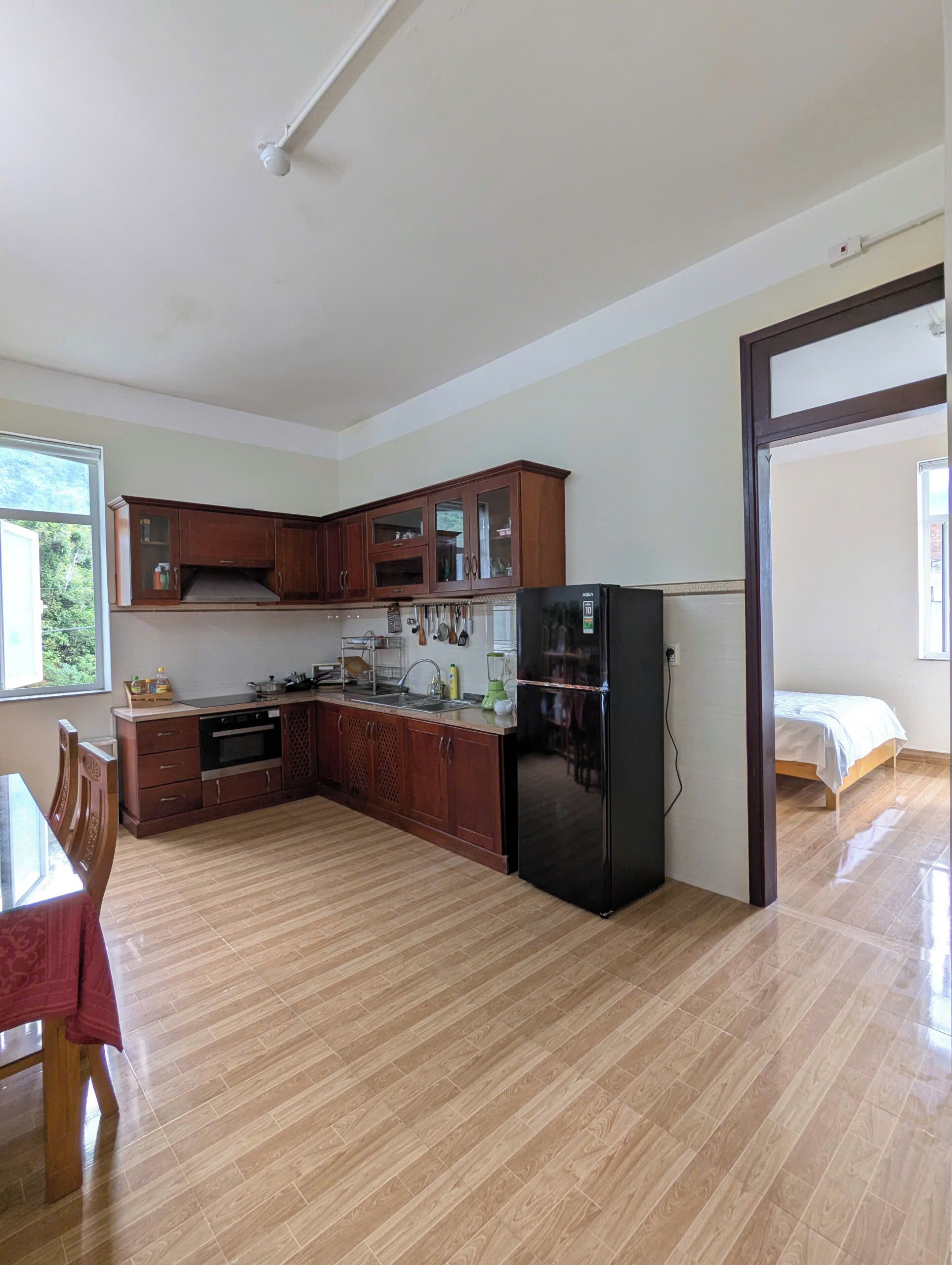 Appartement, balcon, vue plage