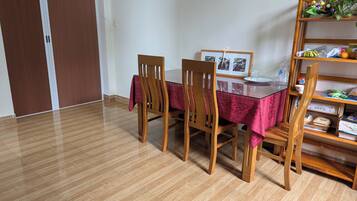 Apartment, Balkon, Strandblick | Speisen