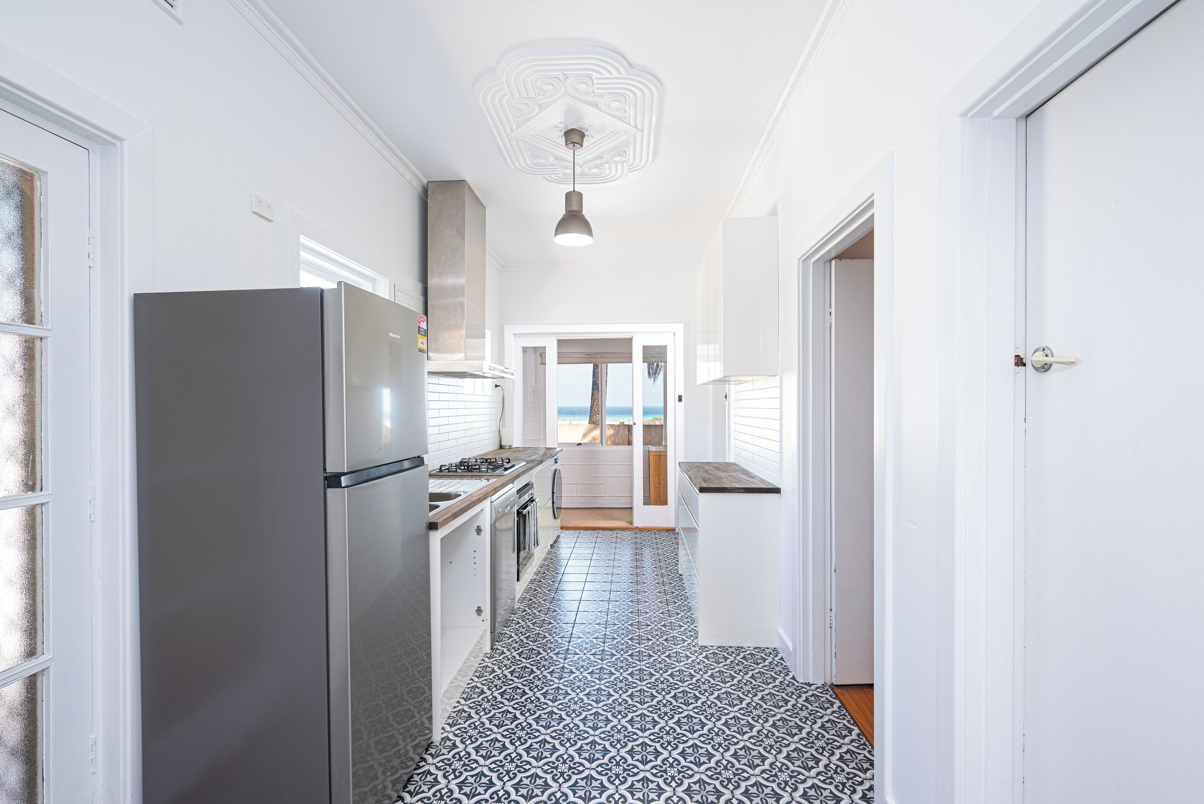 Deluxe Apartment, Ocean View | Private kitchen