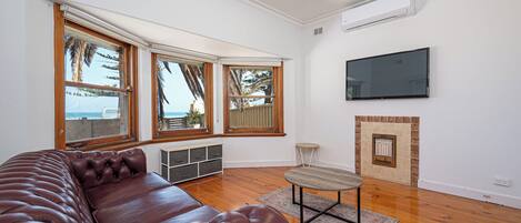 Deluxe-huoneisto, valtamerinäköala | Oleskelualue