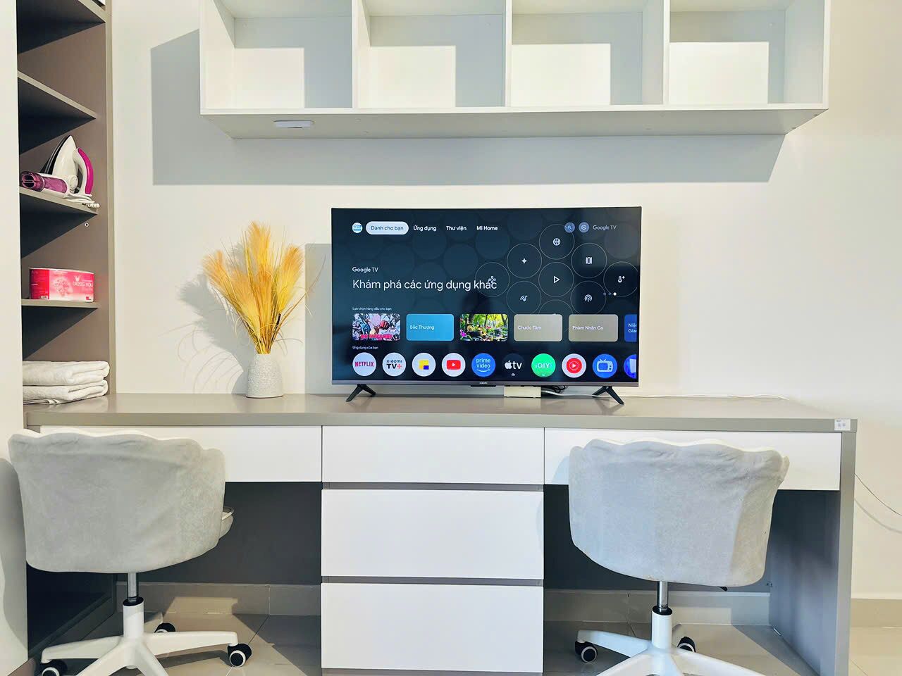 Seprai katun Mesir, seprai premium, minibar, dan brankas