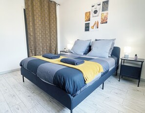 2 bedrooms, iron/ironing board, free WiFi, bed sheets
