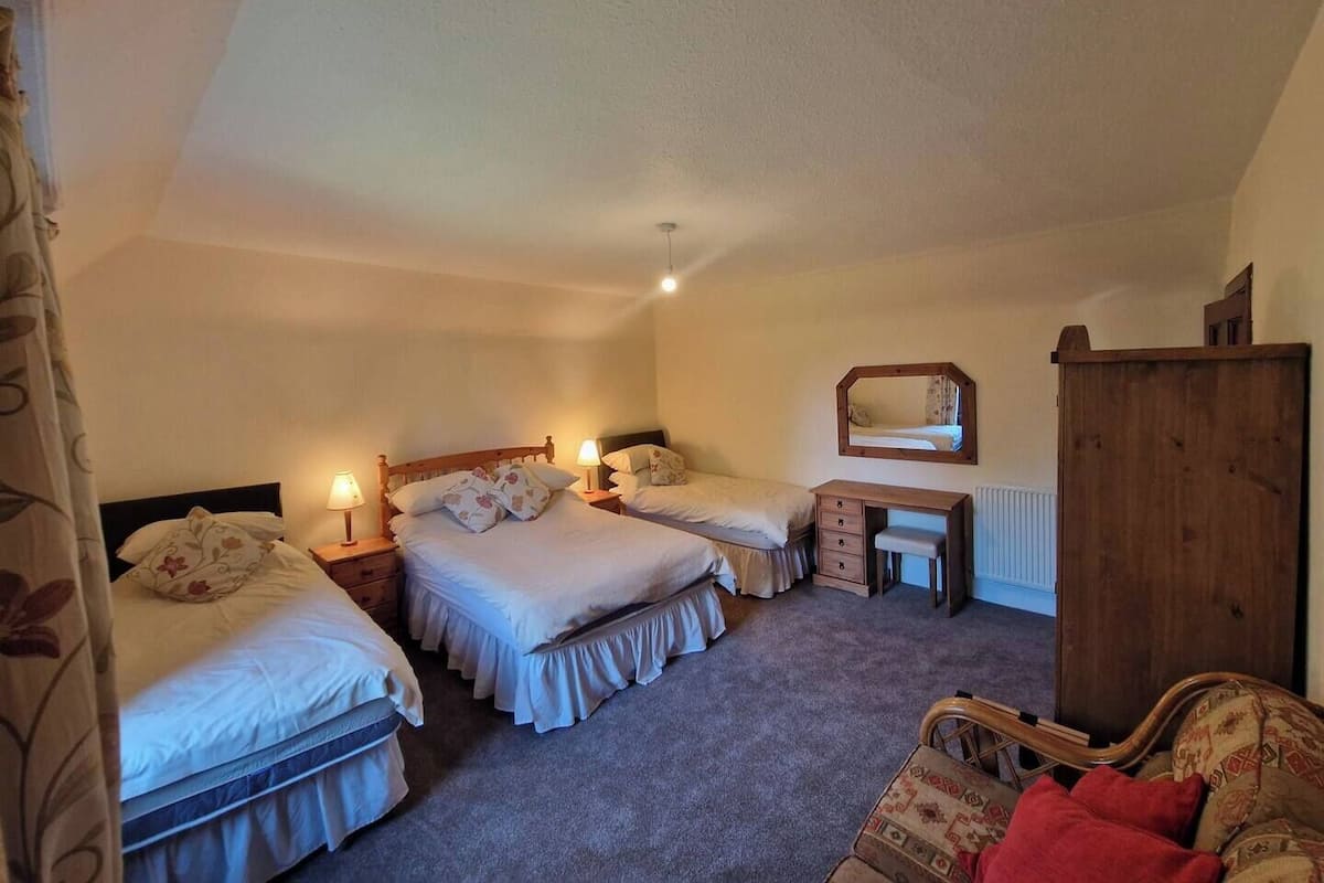 Kamar Quadruple Comfort, pemandangan kebun