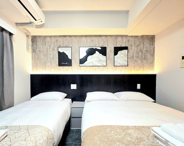 Kolmen hengen comfort-huone, parveke, kaupunkinäköala