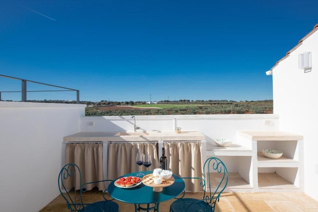 Suite, vista valle | Ristorazione all'aperto