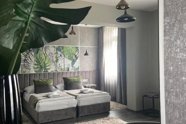 Kamar Double atau Twin Standar, pemandangan kota | Meja kerja dan Wi-Fi gratis