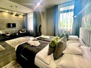 Standard-Doppel- oder -Zweibettzimmer, Stadtblick