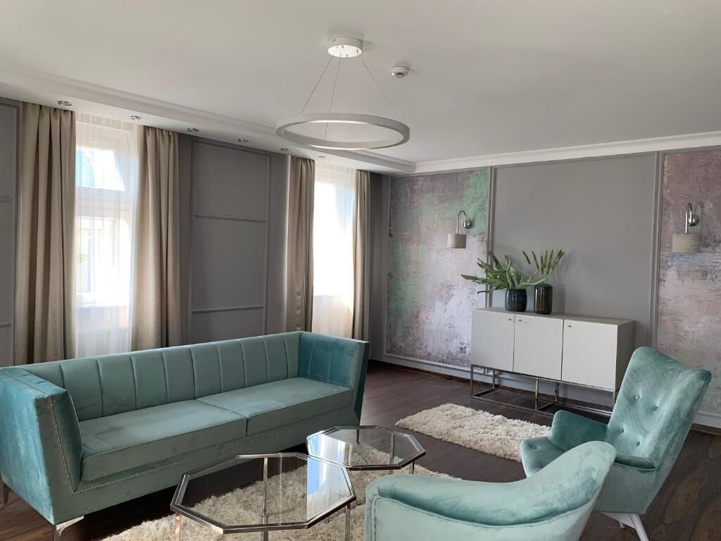 Leilighet – deluxe, byutsikt | Oppholdsområde