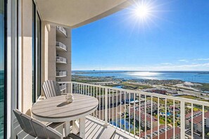 Apartment, Multiple Beds, Balcony, Ocean View (Sapphire 2603) | Outdoor dining - Sapphire Beach - Breathtaking 26th Floor - Views (South Padre Island)