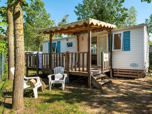 Terrace/patio - Camping L'orangeraie - Camping Paradis-mobil-home Classic 2 Bedrooms (Calig)