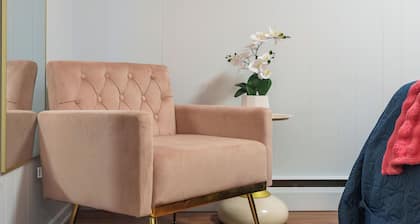 Blush & Bloom Retreat | Chic and Central 1BR Apt