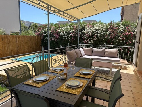 la villa Arly, Arles piscine