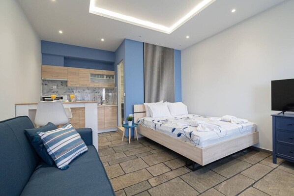 1 bedroom, iron/ironing board, WiFi, bed sheets - Kallinest Studio by RentalsPro - Kallithea (Kallithea)