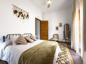 Familienapartment, Balkon, Stadtblick