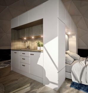 Tent, Private Bathroom, Mountain View - Pilot Mountain Glamping Resort (Pinnacle)