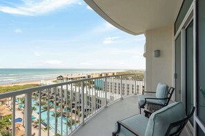 Apartment, Multiple Beds, Balcony, Ocean View (Sapphire 906) | View from room - Sapphire Prestigious Luxury - XL Size (South Padre Island)
