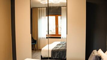 1 Schlafzimmer, Reisekinderbett, kostenloses WLAN, Bettwäsche
