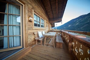 Outdoor dining - Panorama Chalets - Chalet Kristall (Saalbach)