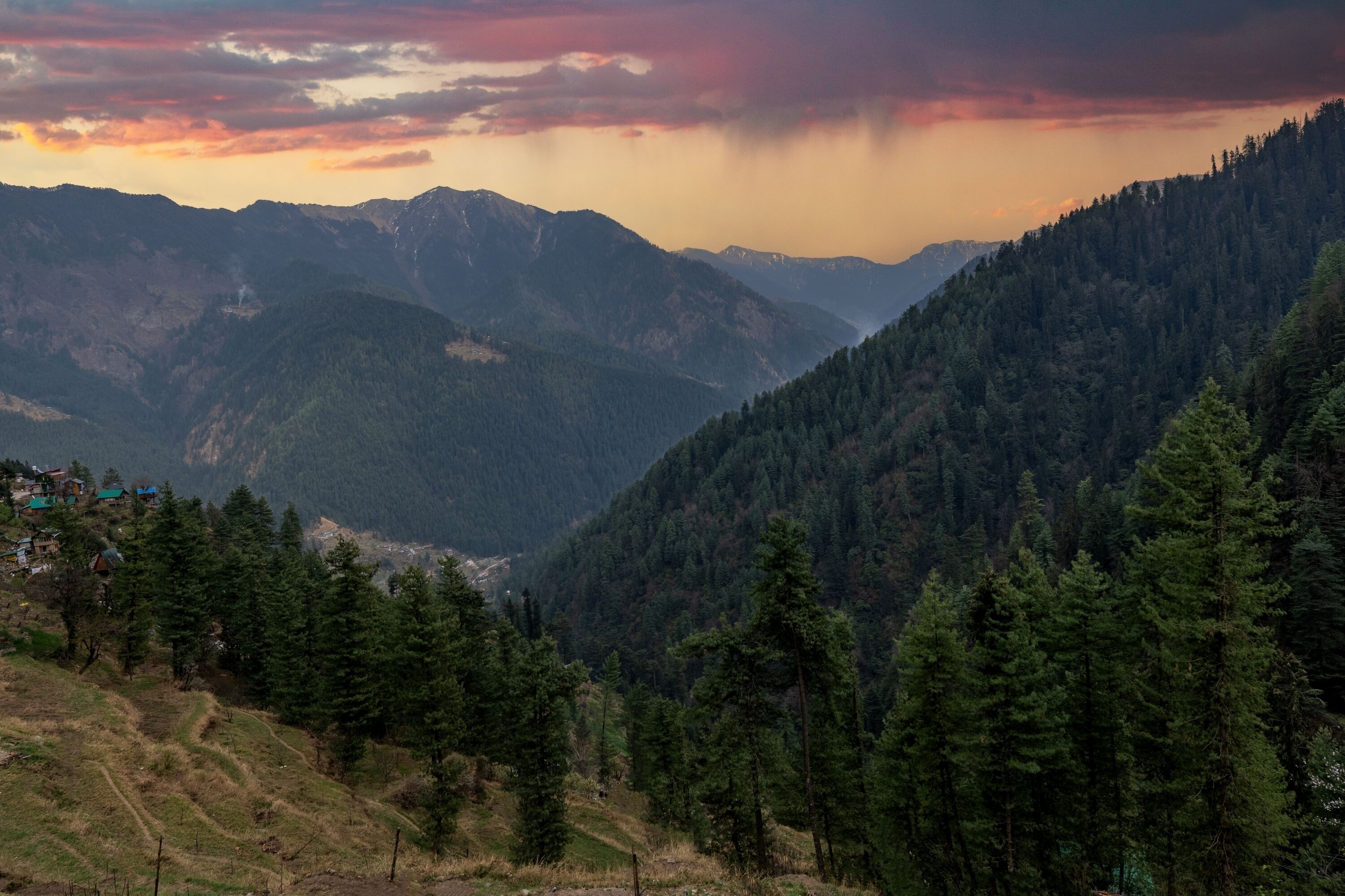 Vue depuis l’hébergement