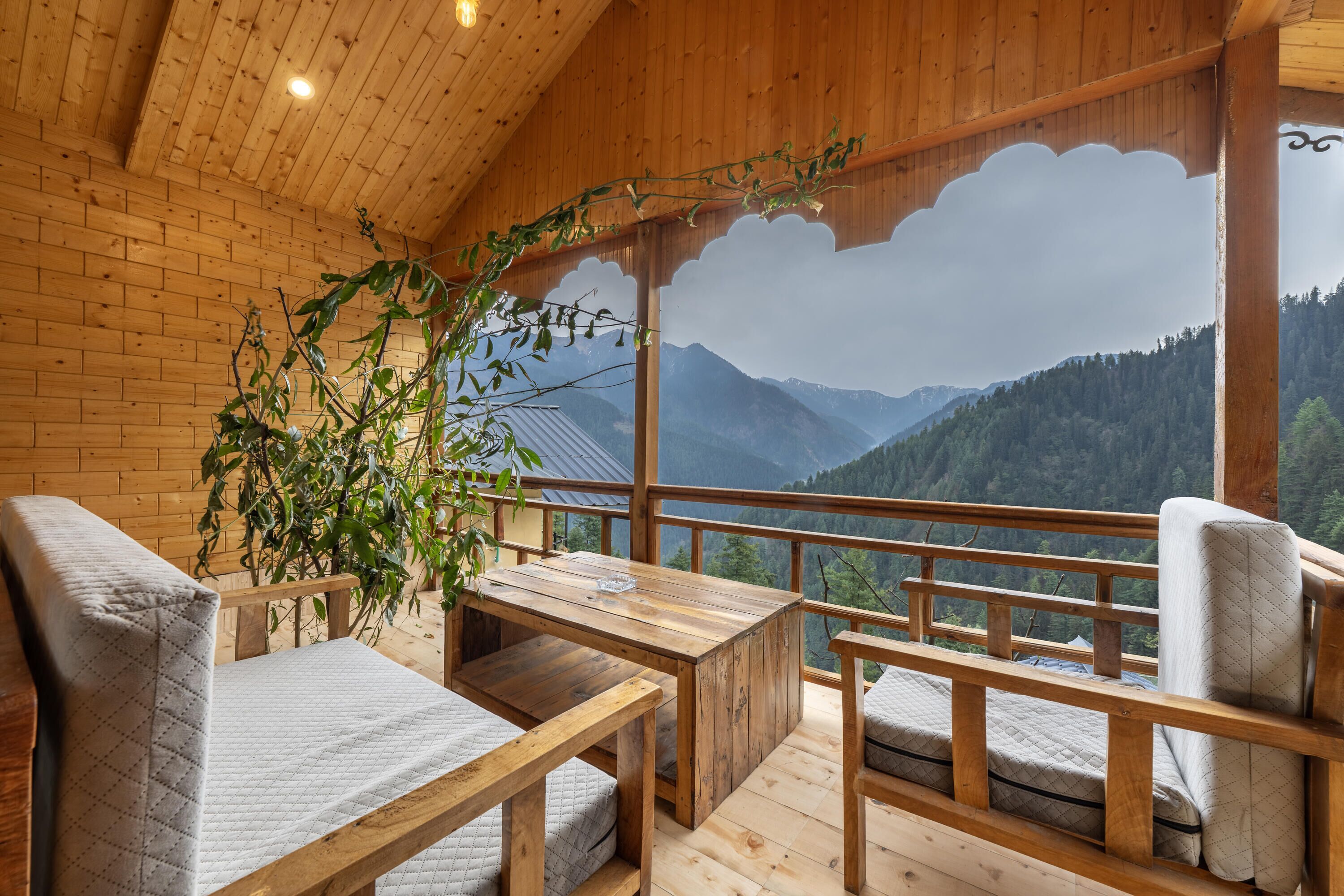 Deluxe-Zimmer, Balkon, Talblick | Blick aufs Tal
