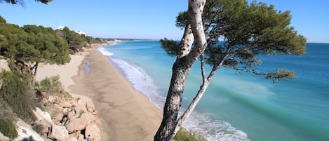 Tæt på stranden