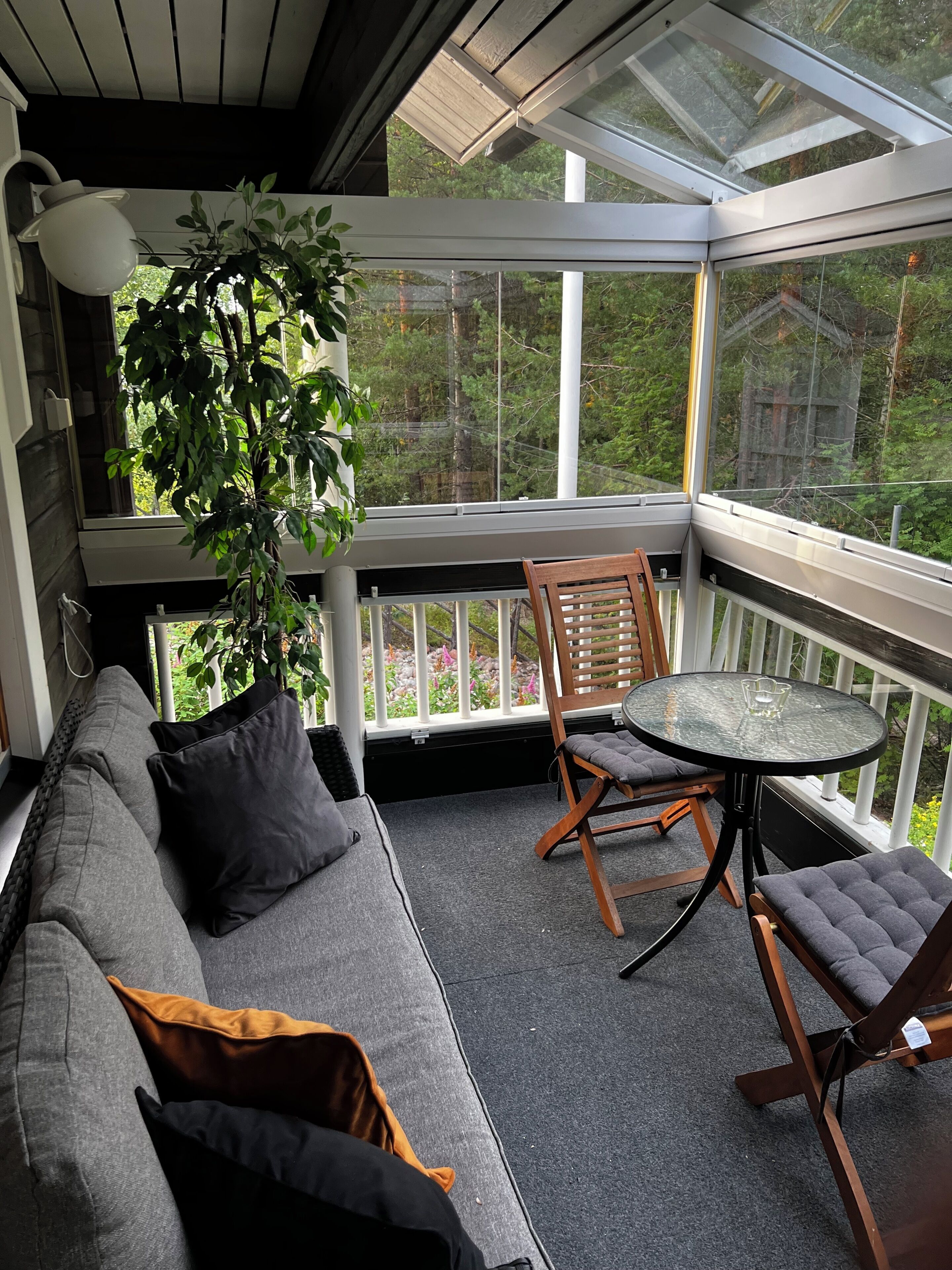 Leilighet, 3 soverom, badstue (Herttuatar) | Terrasse/patio