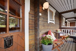 Appartement, 3 chambres, sauna (Herttuatar) | Terrasse/patio