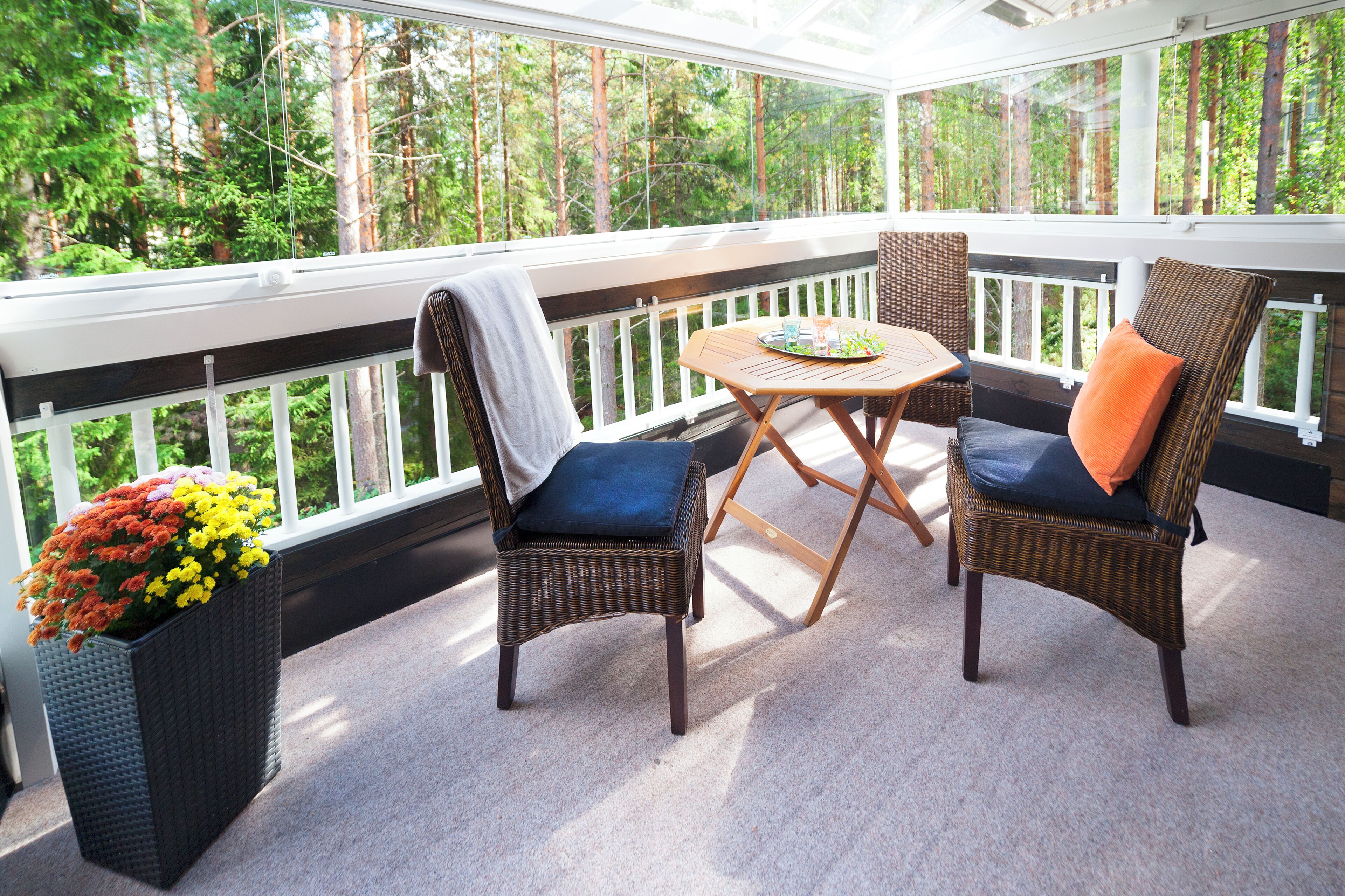 Apartamento, 3 habitaciones, sauna (Kreivi) | Terraza o patio