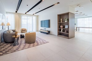 Interior - 1BR Overlooking the Sea in Prime Waterfront Location with Private Beach Access (Dubai)