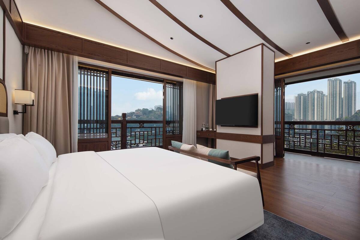 Suite Mewah, balkon, pemandangan bukit | Pemandangan dari kamar