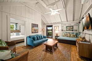 TV, DVD player, books - Palaka Cottage, A Timeless Hanalei Stay TVNC#1091 (Hanalei)