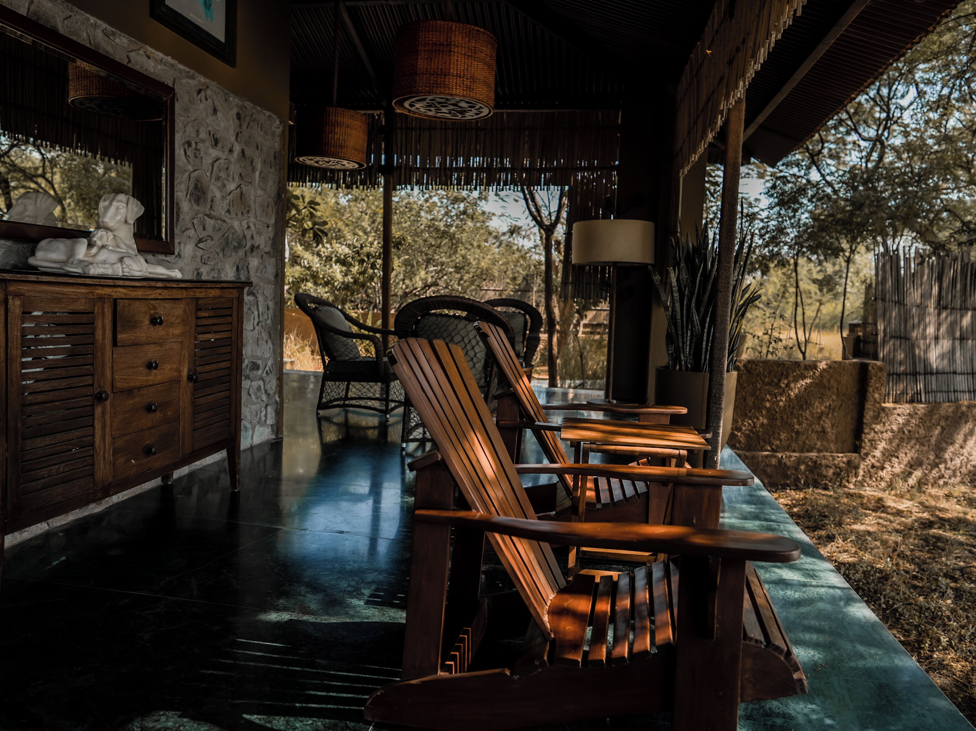 Luxury-Ferienhaus, eigener Pool | Terrasse/Patio