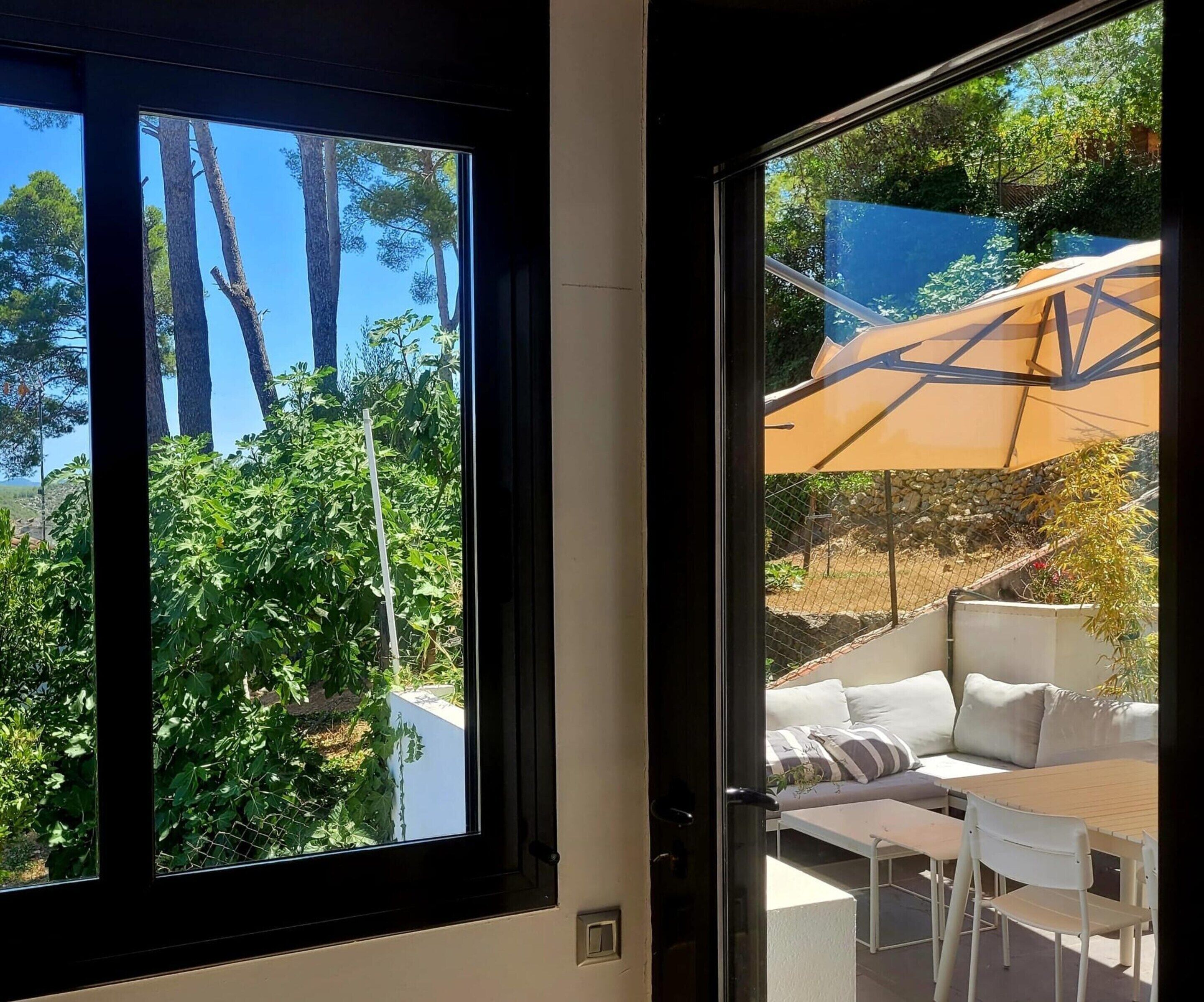 Vue depuis l’hébergement