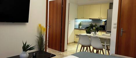 1 bedroom, iron/ironing board, travel crib, free WiFi