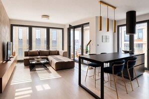 Interior - Stylish 2BDR Apartment with Free Parking & Terrace by EasyBNB Premium (Prague)