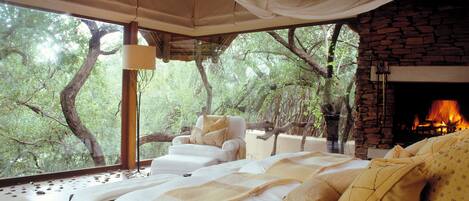 Suite luxueuse, vue sur le fleuve